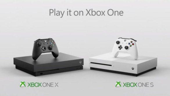 Xbox One X 2 вида