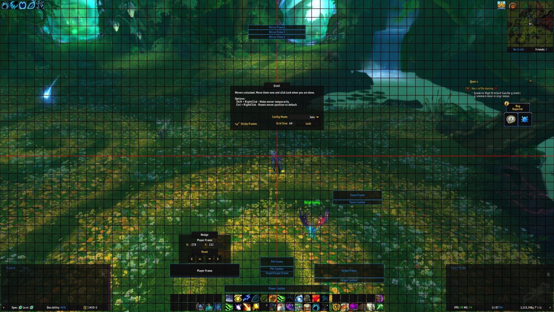 ElvUI Установка и Настройка WoWMooN.RU