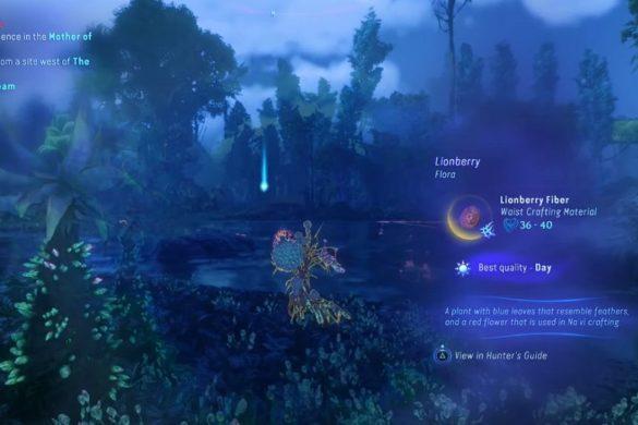 Где найти волокно львиной ягоды в Avatar: Frontiers of Pandora