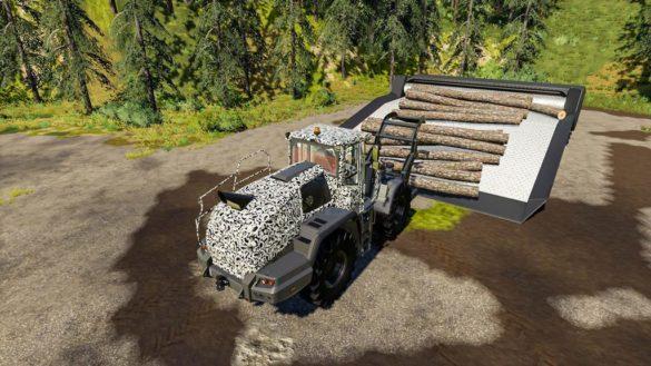 Вырубка деревьев в Farming Simulator 22