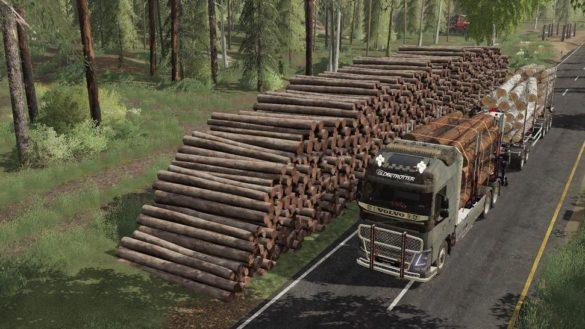 Рентабельность и обработка древесины в Farming Simulator 22