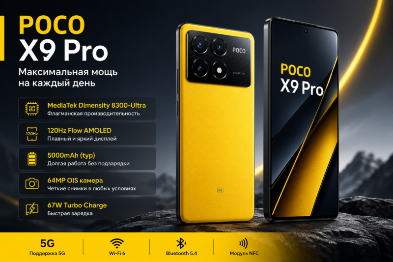 Дата выхода POCO X9 Pro 2 Дата выхода POCO X9 Pro